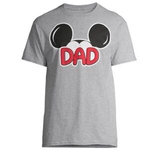 Disney Men's Mickey Ears Dad T-Shirt